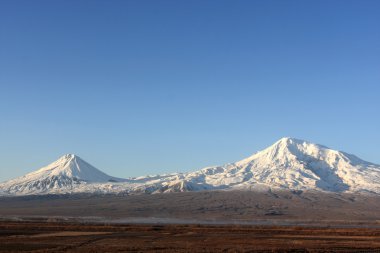 Ararat in winter clipart