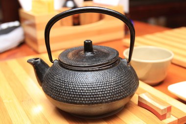 Cast-iron teapot clipart