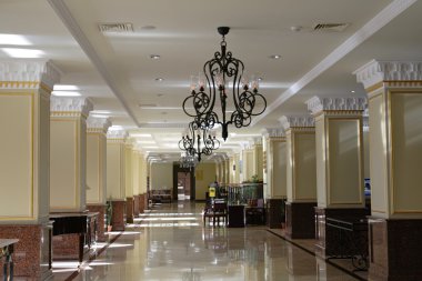 Hotel interior clipart