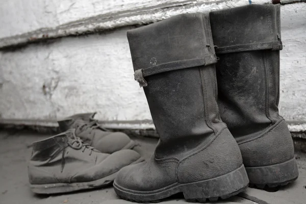 Gli stivali di kersey polverosi — Foto Stock