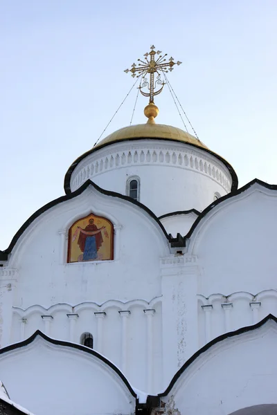 Kopule kláštera na přímluvu — Stock fotografie