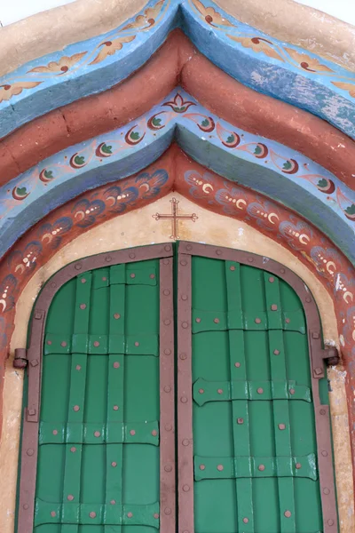 Detail of entrance to convent — Stock Photo, Image