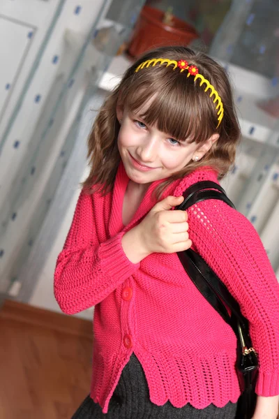 Chica con bolso de mano —  Fotos de Stock