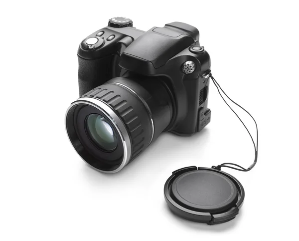 Digitalkamera, isoliert auf weißem Backgr — Stockfoto