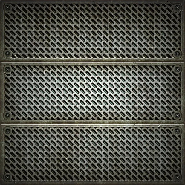 Lattice. textuur van metalen plaat. — Stockfoto