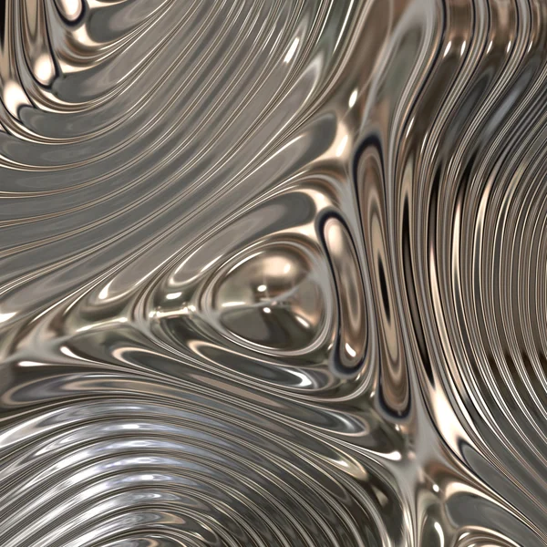 Superfície de metal cromado — Fotografia de Stock