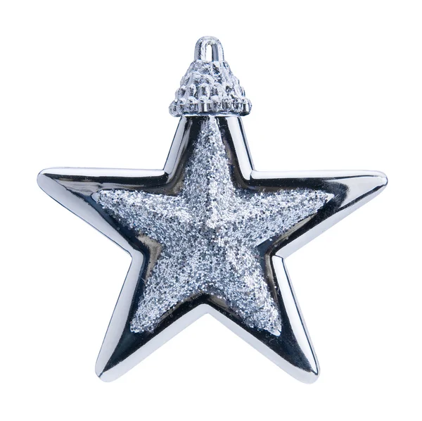 Christmas blue star — Stock Photo, Image