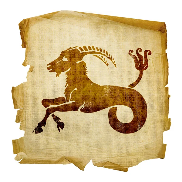 Stary znak zodiaku Koziorożec — Zdjęcie stockowe