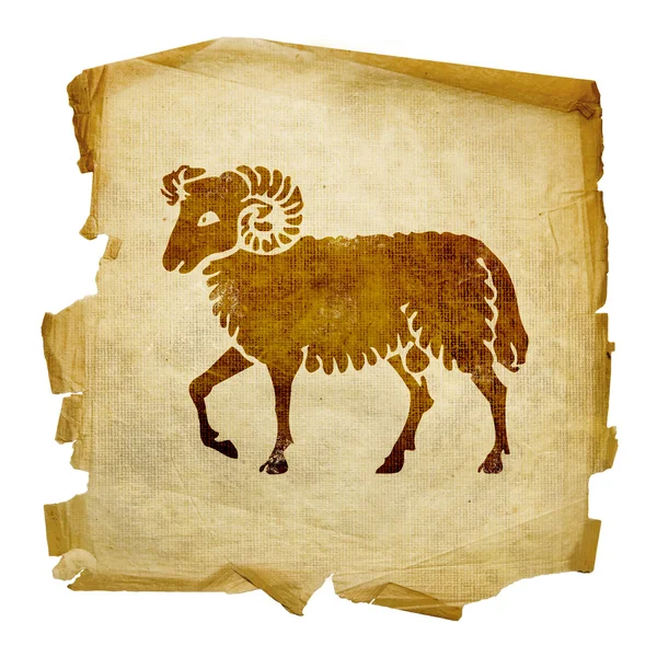 Znak zodiaku Baran stary — Zdjęcie stockowe