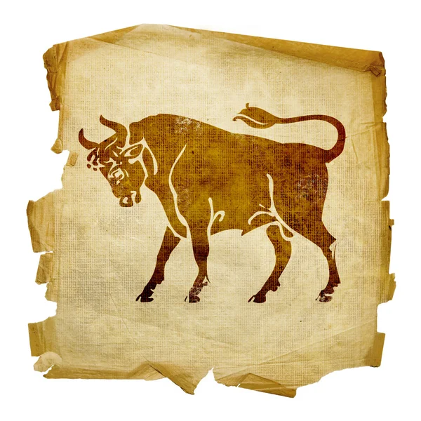 Taurus zodiac gamla — Stockfoto