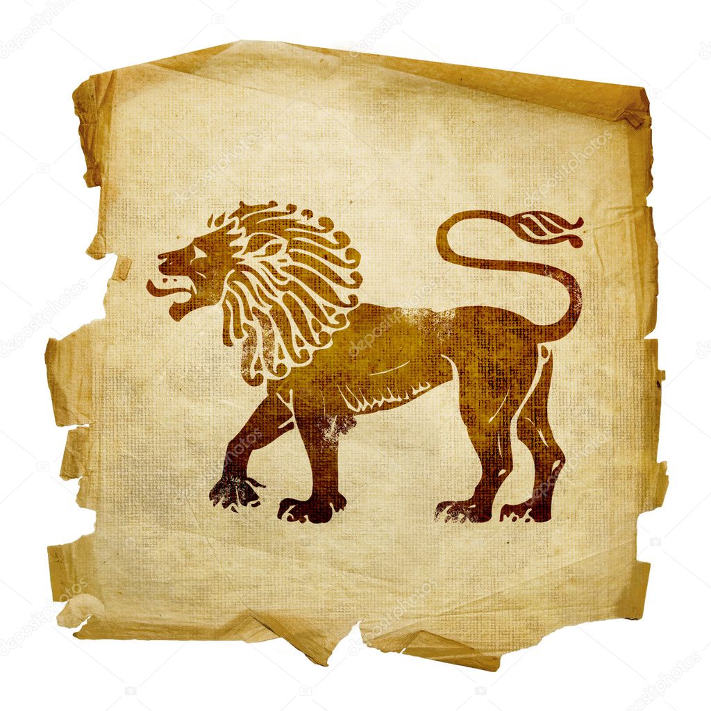 Lion zodiac icon
