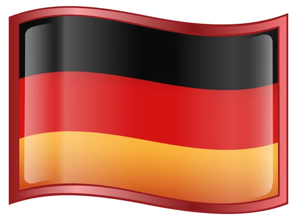 ドイツ国旗アイコン — ストックベクタ