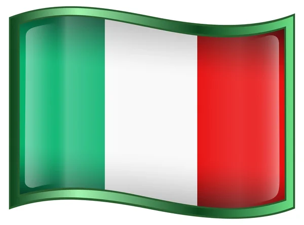 Εικονίδιο σημαίας Ιταλίας — Διανυσματικό Αρχείο