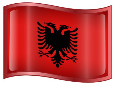 Albania Flag Icon clipart