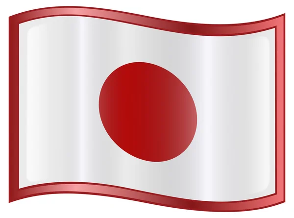Ikona příznaku Japonsko — Stockový vektor