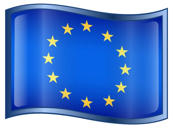 ヨーロッパの旗のアイコン — ストックベクタ