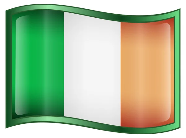 Het pictogram van de vlag van Ierland — Stockvector