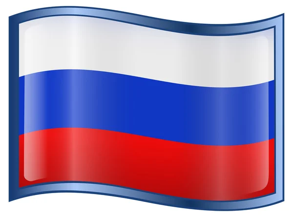 Russia icona della bandiera — Vettoriale Stock