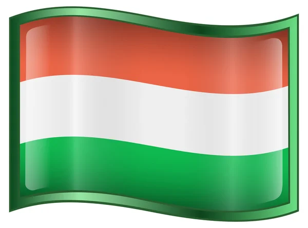 Ungheria icona della bandiera — Vettoriale Stock