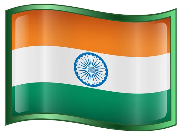 Ινδία εικονίδιο σημαίας — Διανυσματικό Αρχείο