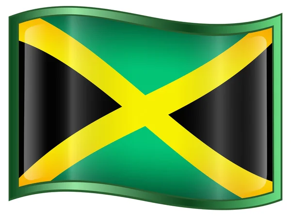 Ícone de bandeira da Jamaica —  Vetores de Stock