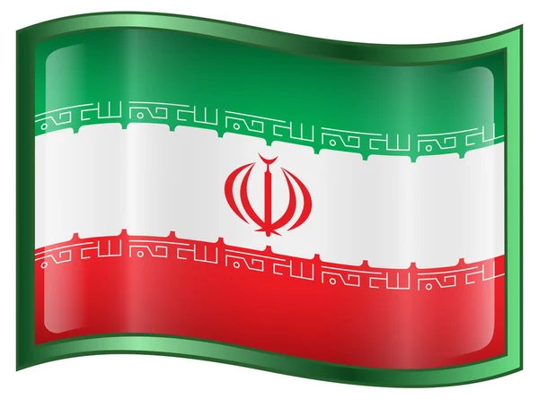 Irán jelző ikon — Stock Vector