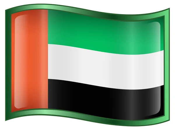 Icona Bandiera Emirati Arabi Uniti — Vettoriale Stock