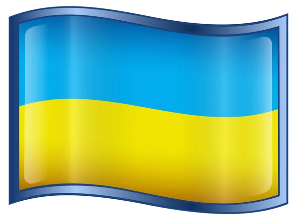 Ikona příznaku Ukrajina — Stockový vektor