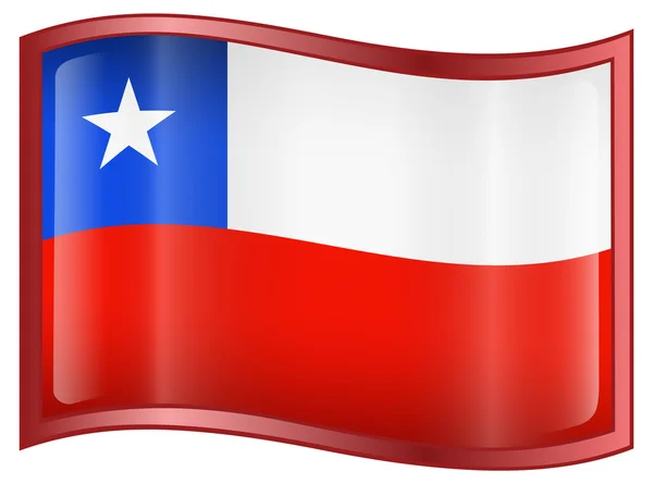 Chile flaga ikona — Wektor stockowy
