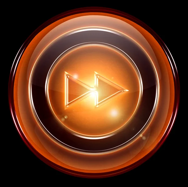 Forward icon orange — Stock Photo, Image