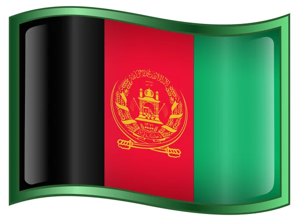 Afghanistan Flag icon — Stock Vector