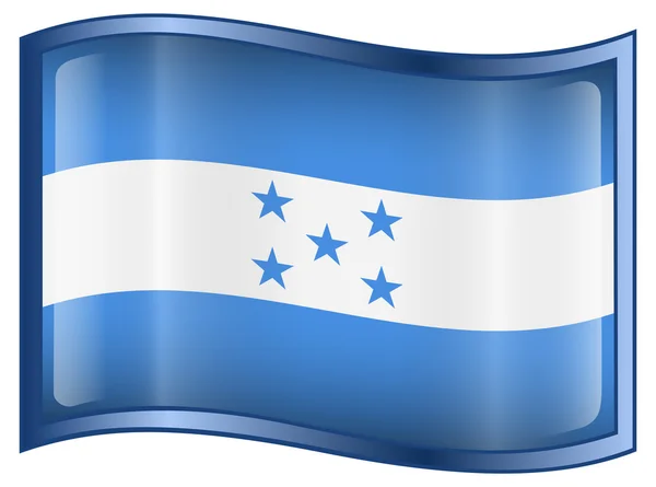 ホンジュラスの旗のアイコン — ストックベクタ