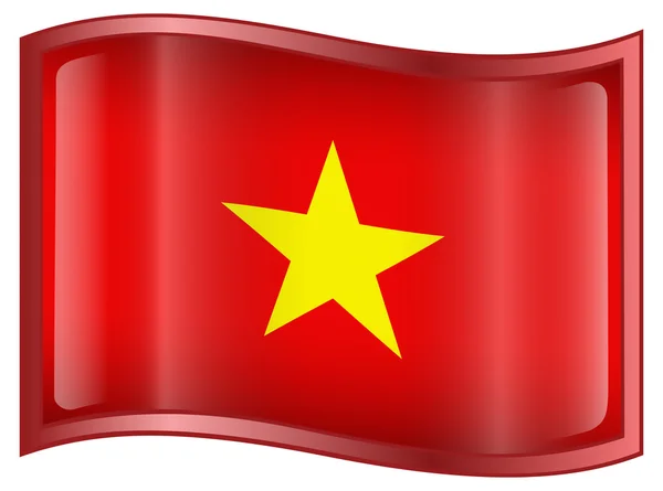Значок флага Вьетнама . — стоковый вектор