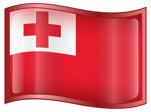 Tonga icono de la bandera . — Archivo Imágenes Vectoriales