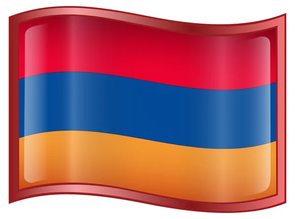 アルメニアの旗のアイコン. — ストックベクタ