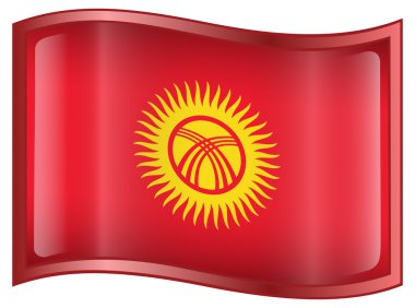 Kırgızistan bayrağı simgesi.