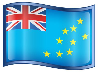 Tuvalu Flag icon. clipart