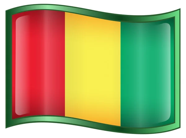 Gwinea flaga ikona. — Wektor stockowy
