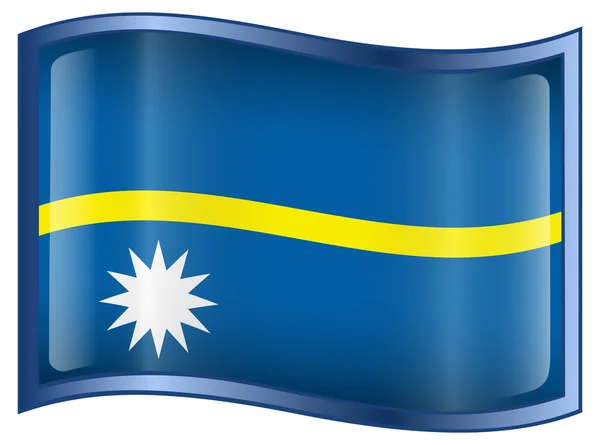 Nauru jelző ikon. — Stock Vector
