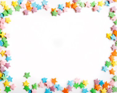 renkli şeker yıldız