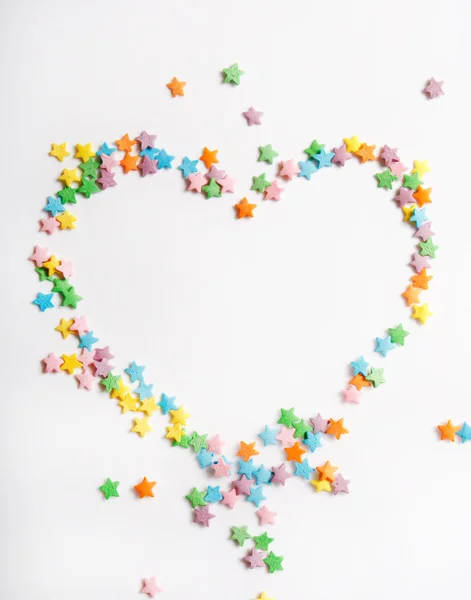 Coloridas estrellas de caramelo — Foto de Stock