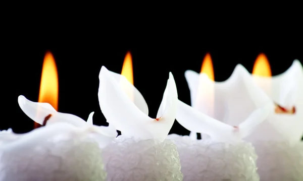 Romantische Kerzen — Stockfoto