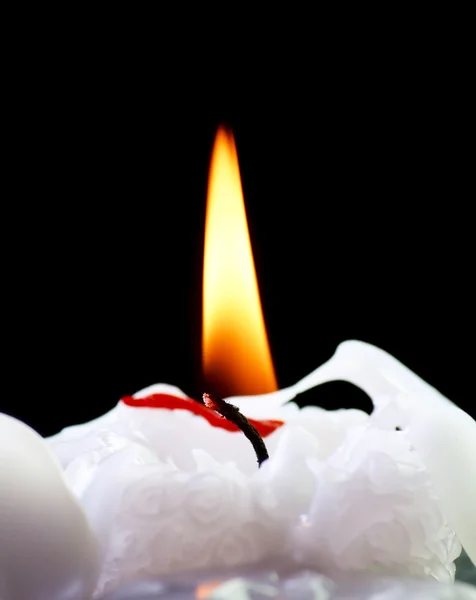Romantische Kerze — Stockfoto