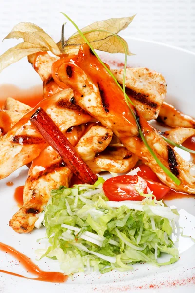 Grilled chicken fillet — Stock Photo, Image