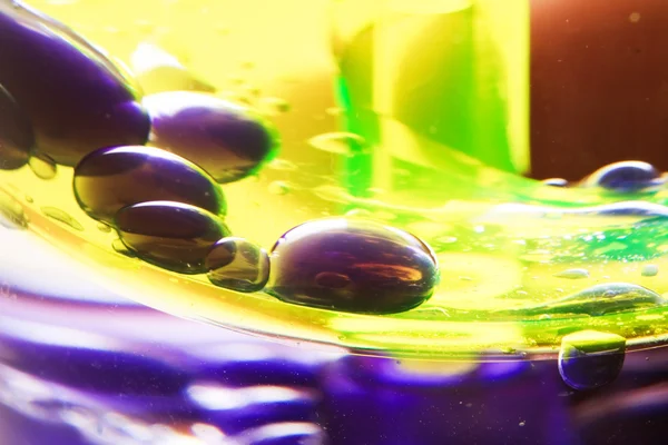 Gotas coloridas — Fotografia de Stock