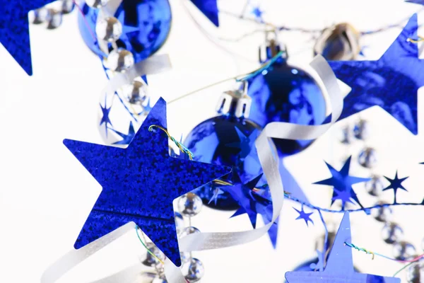 Bolas azules de Navidad — Foto de Stock