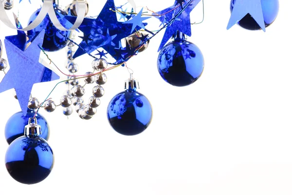 Boules bleues de Noël — Photo