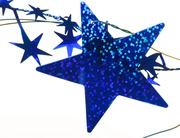 Azul estrelas fundo — Fotografia de Stock