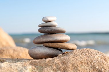 Stone balance clipart