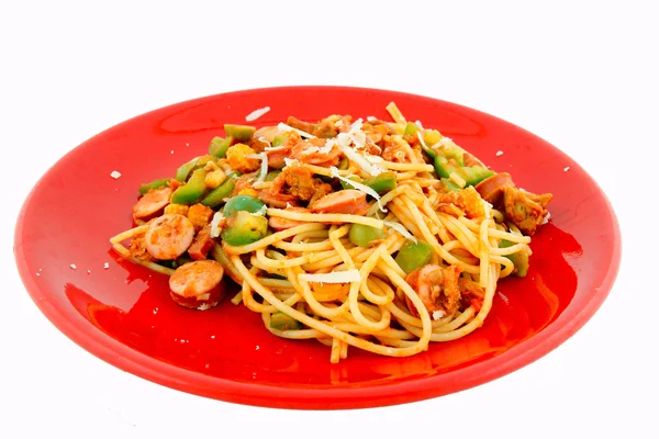 stock image Pasta with tomato sauce